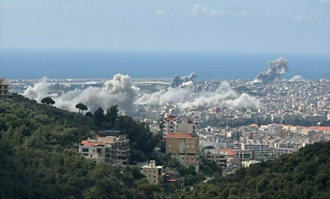 سلسلسة غارات إسرائيلية عنيفة ومتتالية استهدفت بيروت والضاحية الجنوبية