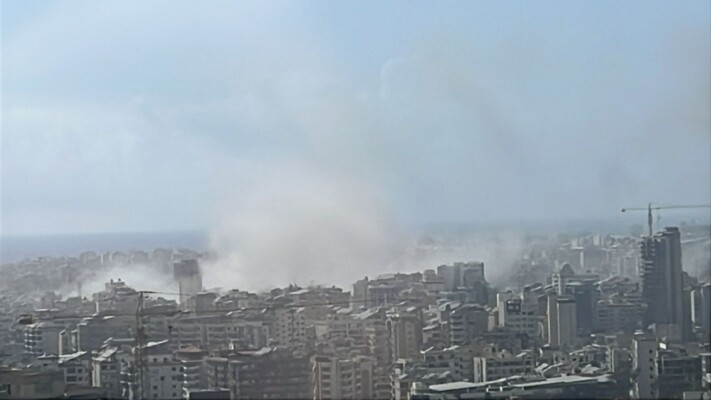 غارة عنيفة استهدفت الضاحية الجنوبية لبيروت