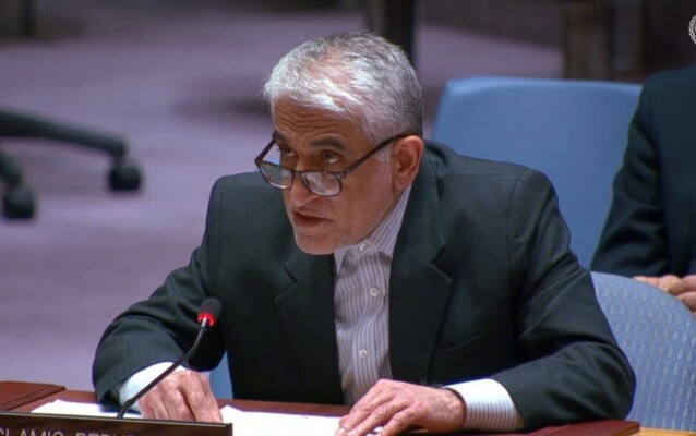 مندوب إيران بالأمم المتحدة: لإلزام أميركا بالإفراج الفوري وغير المشروط عن السفينة "توسكا" وطاقمها