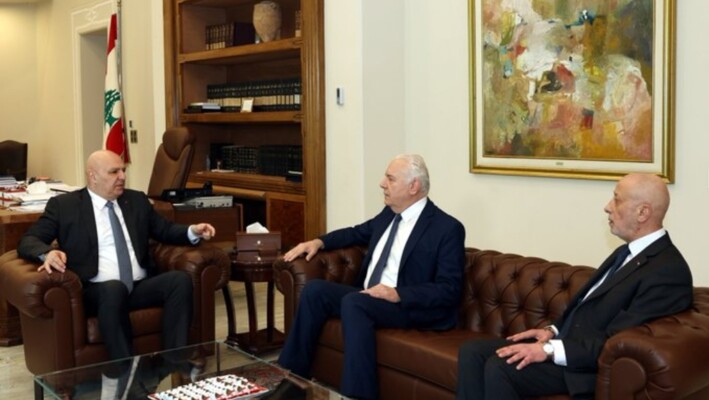 الرئيس عون عرض مع سهيل عبود مسار العمل القضائي في ظل الظروف الحالية