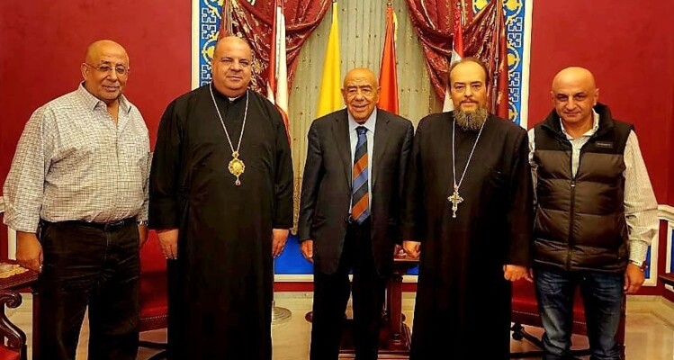 المطران إبراهيم عاد من كندا بعد زيارة راعوية
