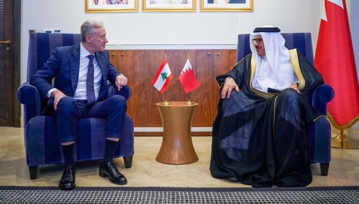 رجي التقى الزياني وتمنى تعيين سفير جديد للبحرين بلبنان: الدولة حازمة بحصر السلاح