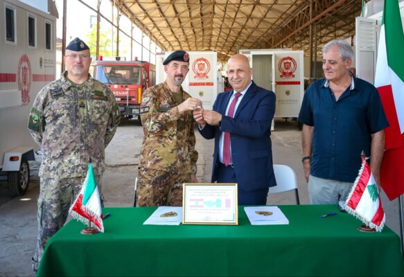 خريش تسلم هبة من البعثة العسكرية الإيطالية الثنائية لتحسين ظروف عمل الدفاع المدني