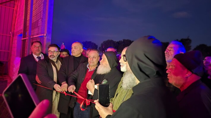 افتتاح مغارة ميلادية على مساحة 2200 متر مربع في مجدلون بالبقاع بحضور فعاليات رسمية ودينية