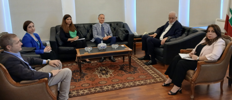 وزير العدل بحث مع الممثل الجديد لـ"اليونيسف" بموضوع حماية الأحداث والتعاون بين الجانبين