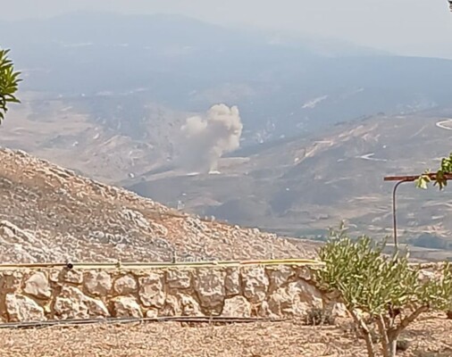 "النشرة": الاصوات التي تسمع جنوبا هي تفجير الجيش لذخائر من مخلفات الحرب في  حقل القليعة الخردلي