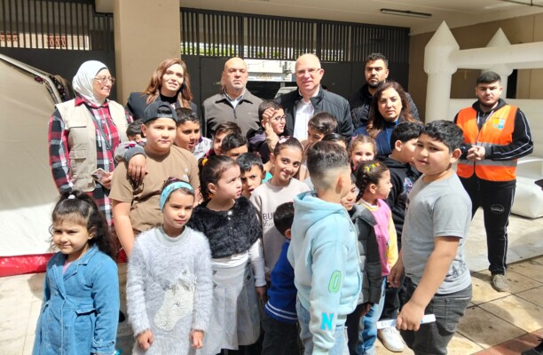 حيدر جال على النازحين في مدرستين في قصقص والظريف: سنبذل كل جهدنا كحكومة لتأمين احتياجاتهم