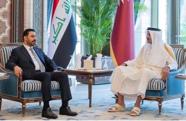 أمير قطر ورئيس وزراء العراق يؤكدان ضرورة ضمان حرية الملاحة في هرمز والتزام كافة الأطراف بالحوار