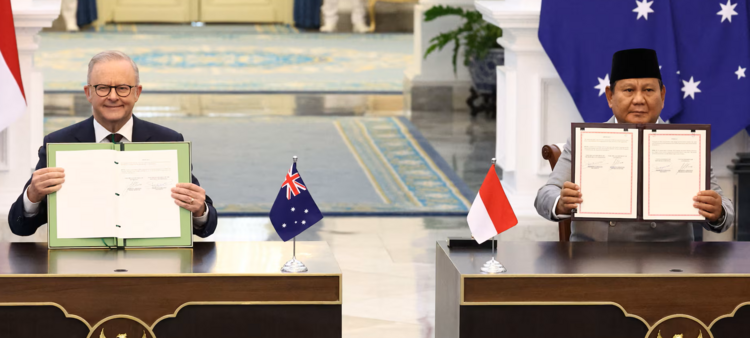 رئيس إندونيسيا ورئيس وزراء أستراليا وقّعا معاهدة أمنية جديدة تعزز التعاون بين الدولتين