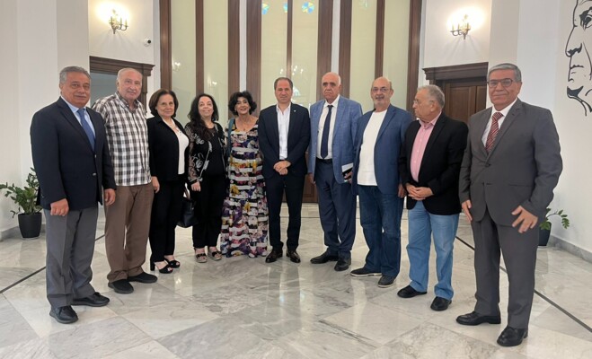 الجميل عرض مع مجلس نقابة المحررين أبرز الملاحظات حول مشروع قانون الإعلام