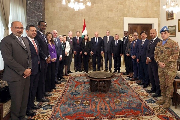 الرئيس عون: المفاوضات تهدف الى وقف الاعمال العدائية الإسرائيلية  واستعادة الاسرى وبرمجة الانسحاب وتصحيح النقاط المختلف عليها