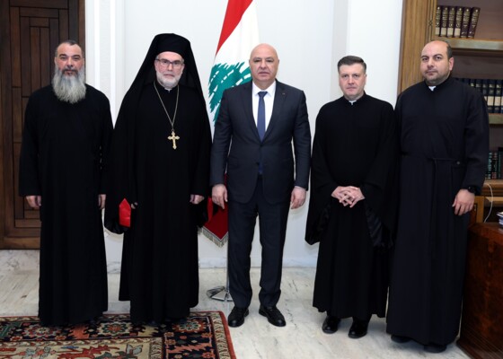 الرئيس عون استقبل الأرشمندريت رزق: دير المخلص كان وسيبقى  نقطة التقاء أهالي الجبل باهالي الجنوب وكل لبنان