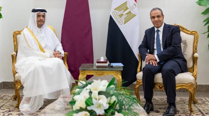 وزير خارجية قطر لنظيره المصري: لضرورة تجاوب كل الجهات مع جهود الوساطة الجارية