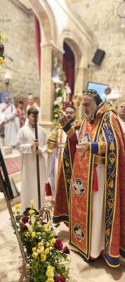 صلوات وقداديس في كنيسة مار جرجس بمناسبة عيد مار جرجس