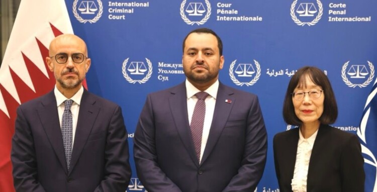وزير قطري زار المحكمة الجنائية وبحث بسبل محاسبة المسؤولين عن الهجوم الإسرائيلي على الدوحة