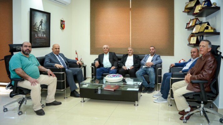 خريش استقبل رئيس اتحاد بلديات إقليم الخروب الشمالي ووفدا من تيار "المستقبل"