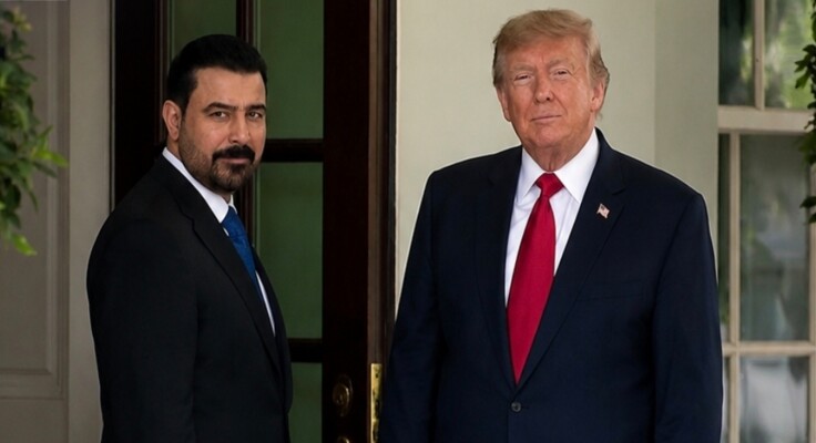 الزيدي خلال لقائه ترامب: القوات الأميركية ستخرج من العراق وستدخل الشركات الأميركية وبعد 30 أيلول لا حاجة لوجود فصائل مسلحة
