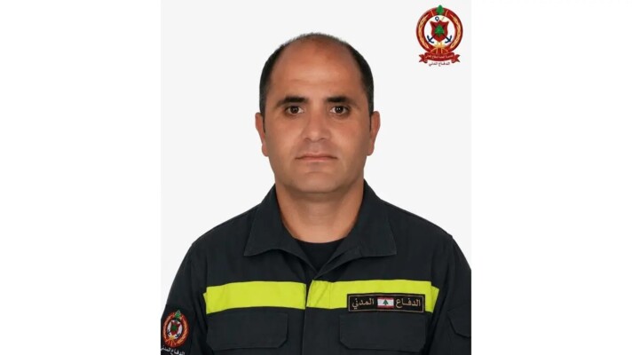 المديرية العامة للدفاع المدني نعت العنصر محمود عباس عباس
