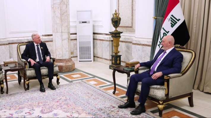 رجي بحث مع الرئيس العراقي في بغداد إعادة تفعيل أنبوب النفط كركوك - طرابلس
