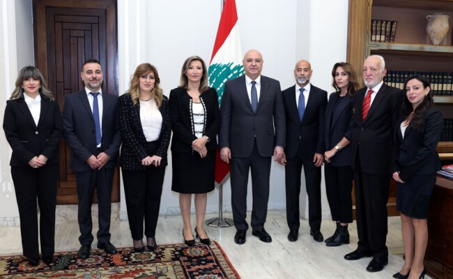 الرئيس عون استقبل المجلس الجديد للكتاب العدل ودعاهم إلى "الوفاء بقسمهم" واستقبل النائب مطر
