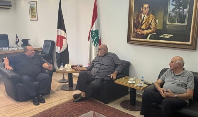 ربيع بنات استقبل حمدان وبحث معه الأوضاع في العالم العربي
