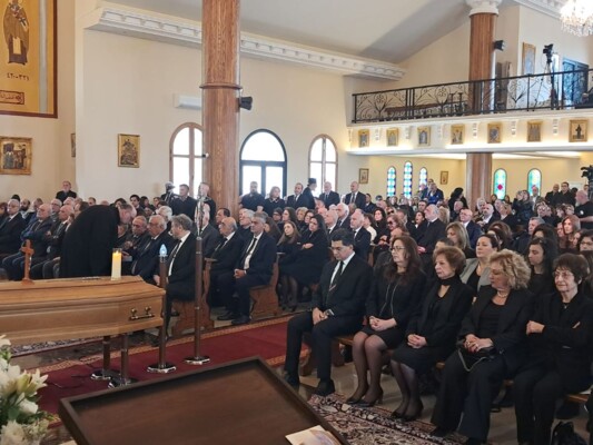 وزير الإعلام مثّل رئيس الجمهورية في وداع الاخ نور ونقل تعازيه: شخصيته الفريدة من الصعب ان تتكرر