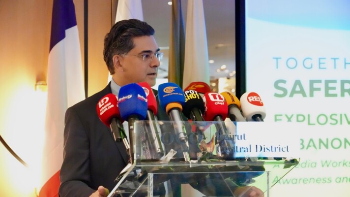 مرقص في ورشة إعلامية عن التوعية على مخاطر المتفجرات: نأمل أن تؤدي زيارة الرئيس لواشنطن الى عودة الاستقرار