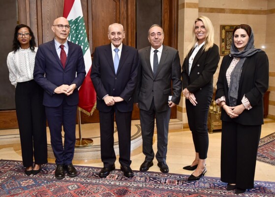 بري بحث مع تورك بالمستجدات الميدانية وتداعيات الاعتداءات الإسرائيلية وملف النازحين