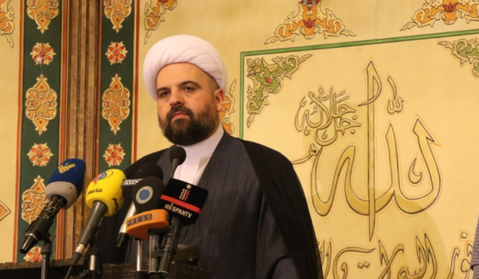 قبلان: لبنان لن يكون فريسة لأي مشروع خارجي والانبطاح الحكومي يهدد مصالح البلد