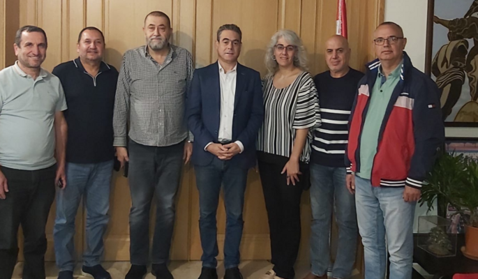 صحناوي اجتمع مع وفد موظفي "أوجيرو" لمناقشة تعديل المادة 49 من قانون الاتصالات وحماية حقوق الموظفين