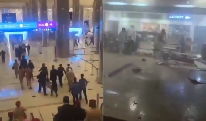 أضرار في صالة للمسافرين في مطار دبي الدولي جراء استهداف صاروخي وإخلاء مسافرين