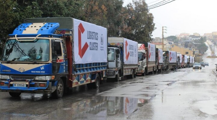 قافلة مساعدات إغاثية وصلت إلى القرى المسيحية في قضاء مرجعيون