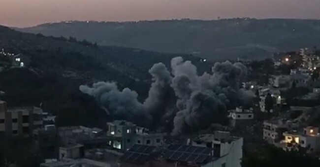 "النشرة": الطيران الحربي الإسرائيلي شنّ غارة على بلدة طيرفلسيه
