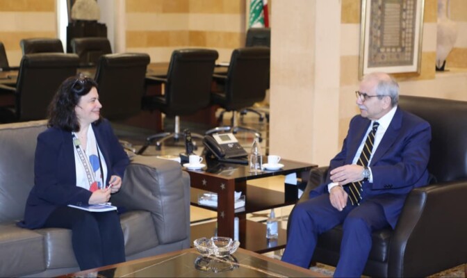 أليكو أكدت لسلام على استعداد الـ"UNDP" لإجراء دراسات متعلقة بإعادة الإعمار