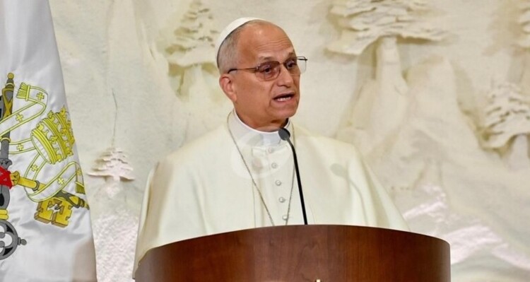 البابا لاوون من قصر بعبدا: أﺷﺠﻌﻜﻢ ﻋﻠﻰ أﻻ ﺗﻨﻔﺼﻠﻮا ﻋﻦ ﺷﻌﺒﻜﻢ وأن ﺗﻀﻌﻮا أﻧﻔﺴﻜﻢ بخدمته وأن ﺗﺘﻜﻠﻤﻮا ﻟﻐﺔ اﻟﺮﺟﺎء