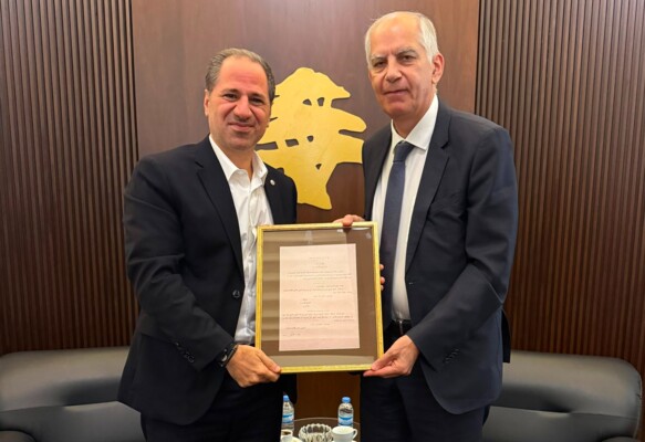 الجميل استقبل ماغرو: لمواصلة الجهود الدولية لدعم الدولة بمسار استعادة هيبتها وحصر السلاح بيدها