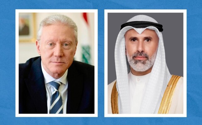 وزير خارجية الكويت أكد لرجي تضامن بلاده مع لبنان واستعدادها لتقديم كل دعم ومساعدة يحتاج إليها