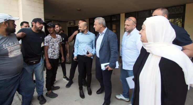 بهية الحريري أكدت لأصحاب بسطات الخضار والفاكهة المخالِفة العمل على حل عادل لقضيتهم