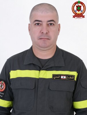 الدفاع المدني نعى كامل يوسف زين الذي استشهد جراء العدوان الإسرائيلي على القرعون أثناء قيامه بواجبه الإنساني