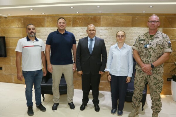 العميد خريش استقبل وفداً من قوات "اليونيفيل" وبحثا سُبل تأمين الدعم لتعزيز قدرات الدفاع المدني