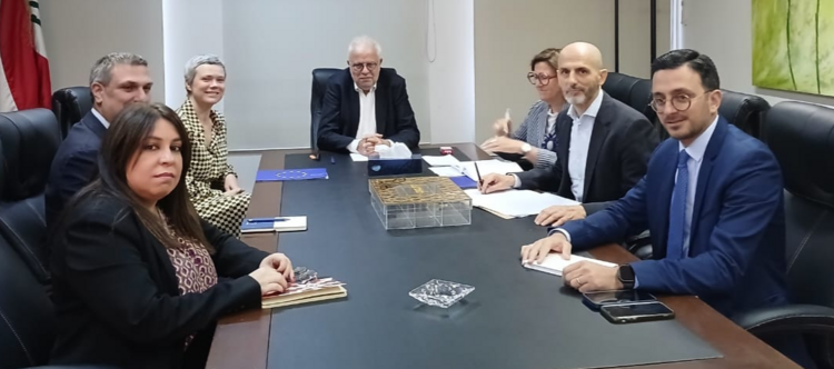 نصار بحث مع سفيرة الاتحاد الأوروبي بسبل التعاون والاتفاقية القضائية وقانون استقلالية القضاء