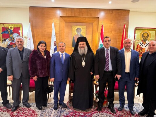 وفد من تيار المستقبل ورابطة مخاتير زحلة قدّم التهاني بعيد الميلاد لمطارنة المدينة