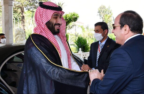 وصول ولي العهد السعودي إلى القاهرة