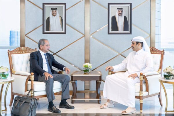 الصدي بحث مع وزير الدولة لشؤون الطاقة القطري سبل تطوير التعاون بين البلدين في مجال الطاقة