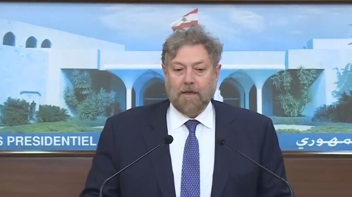 نعمة افرام من قصر بعبدا: مسار المفاوضات الذي بدأ أمس يعطينا الأمل