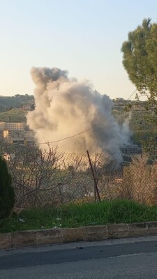 غارات إسرائيلية استهدفت فروع القرض الحسن في عين بورضاي ودير الزهراني وتول وحبوش وبنت جبيل