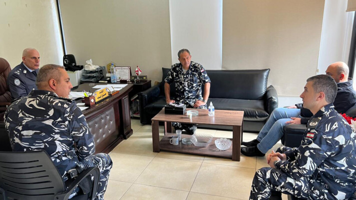 قائد وحدة الدرك الإقليمي تفقد المنطقة الحدودية في جنوب لبنان وعددا من قطعات قوى الأمن