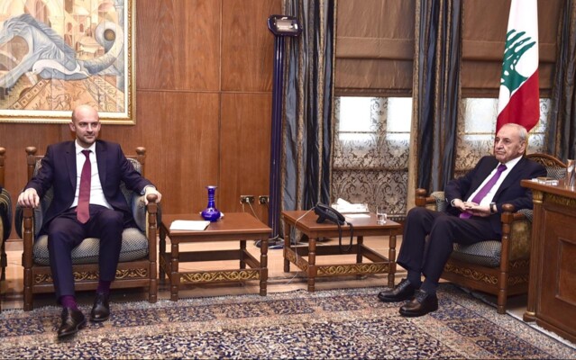 بري بحث مع وزير الخارجية الفرنسية في التحضيرات لمؤتمر دعم الجيش في باريس وفي العلاقات الثنائية بين البلدين