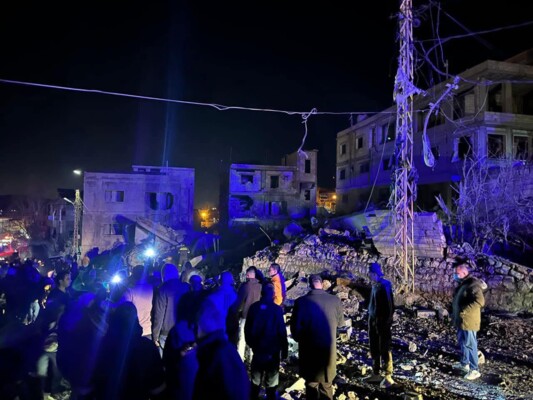 "النشرة": غارة إسرائيلية استهدفت مبنى سكنياً في بلدة كفرحتى قضاء صيدا