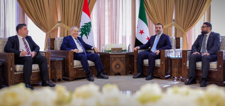 متري التقى الشرع ومسؤولين في دمشق وبحث بتطوير العلاقات وملفات الموقوفين والمفقودين والحدود